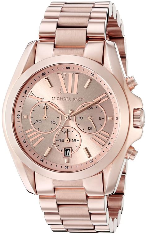 michael kors unisex rose gold watches|Michael Kors bradshaw chronograph.